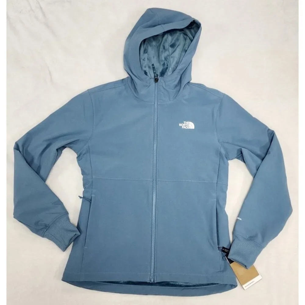 THE NORTH FACE Shelbe Raschel Hoodie Fleece Lined Zip Up Jacket Small - Picture 7 of 10